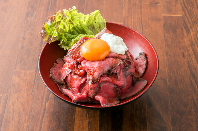 大人気!ローストビーフ丼