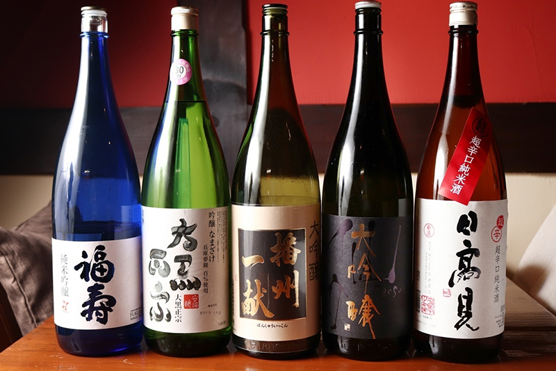 灘の日本酒をはじめ、全国の厳選された日本酒希少なプレミアム焼酎など