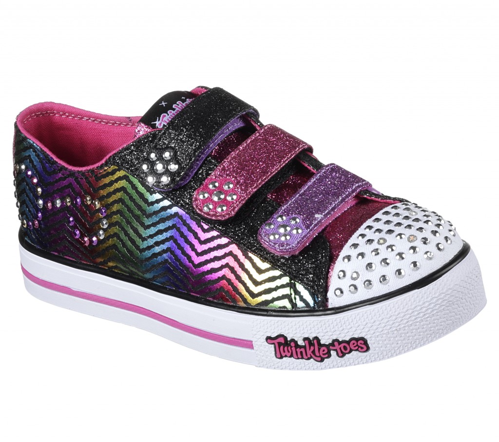 「Twinkle Toes」<br />
Super-popular light-up children’s shoes whose toes flash when walking.