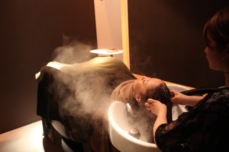 Experience ultimate relaxation with the head spa and facial spa. 