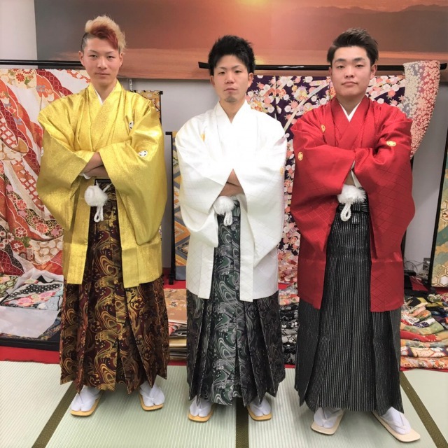 Traditional Kimono, Haori Hakama is best for the coming-of-age ceremony